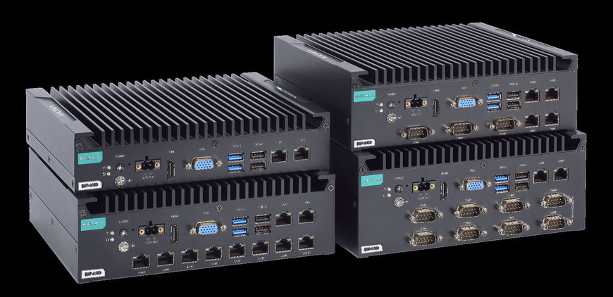 Moxa Industrial-Grade Computers Deliver Powerful Performance to Satisfy Evolving Automation Requirements